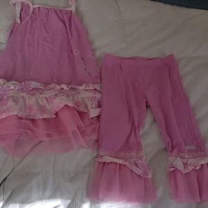 Naartjie kids 2 piece set- pink size 6